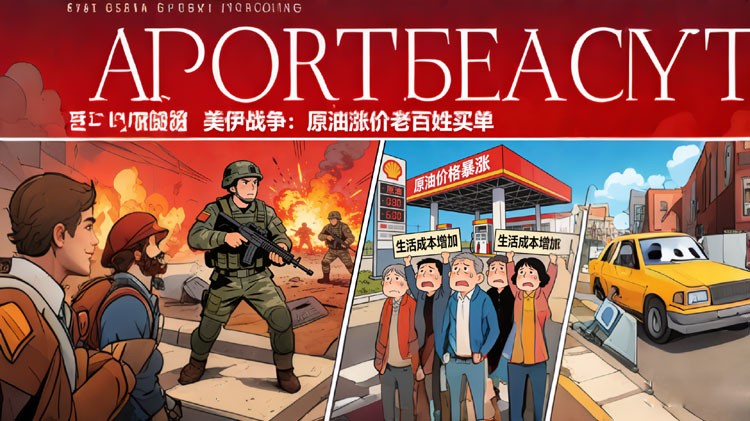 AI漫画：油价暴涨，谁买单？